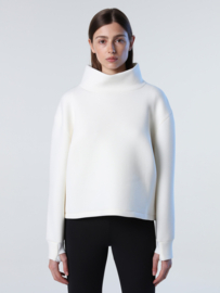 North Sails Scuba High Neck Sweatshirt - Marshmallow AW22