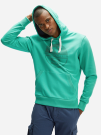 North Sails - HOODED SWEATER W/GRAPHIC - Blarney Green - SS21