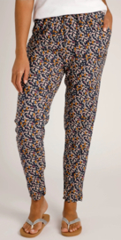 Weird Fish Tinto Eco Viscose Printed Trousers - Dark navy