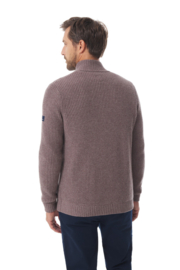Mousqueton Saintjean wollen vest met knopen - Pecan