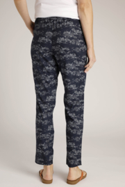 Weird Fish Tinto Eco Viscose Printed Trousers - Night Shade