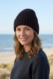 Emerald Tallin Beanie 100% wool - Navy