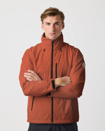 Henri Lloyd Men's Polar Breeze Hooded jacket - Burnt Orange