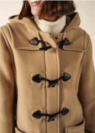 Saint James Duffle F wollen winterjas - Beige Fonce