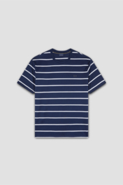 Paul & Shark Metal Shark Double Mercerised Jersey T-shirt - Blue White