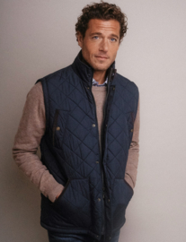 Vedoneire Heritage Quilted Gilet - Navy