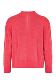 Weird Fish Limon Outfitter Cardigan - Hot Pink