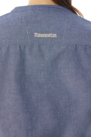 Mousqueton Simona blouse kapmouwtjes - Marine