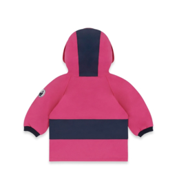 Mousqueton DIDOU Baby regenjas - Fuchsia / Marine