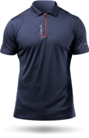 Zhik UVActive Zip Sports S/S Mens Polo - Navy