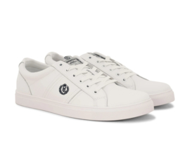 Henri Lloyd Barnes Trainer Leather Sneaker  - White