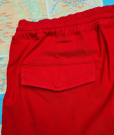 Paul & Shark Soft Strech Organic Cotton Cargo Bermuda - Red SS22