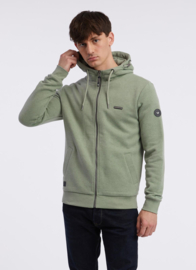 Ragwear Natte Zip Sweatvest Hoody - Dusty Olive