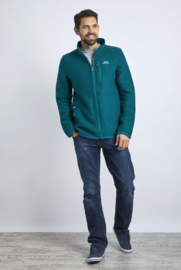 Weird Fish TRANSOM Full Zip Eco Macaroni - Evergreen 