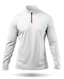 Zhik UVActive High Collar 1/4 Zip  LS Top Mens - White