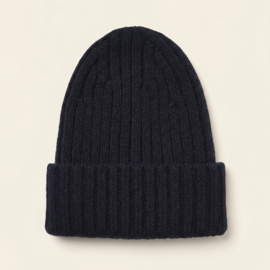 Emerald Tallin Beanie 100% wool - Navy