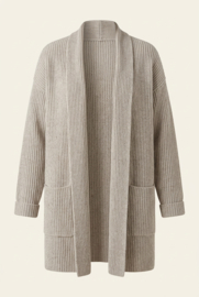 Emerald Myre Wool CARDIGAN 100% Wollen Vest - Natural