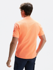 North Sails - POLO S/S GRAPHIC- Orange Fluo - SS21