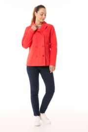 Mousqueton Caby Peacoat waterafstotend - Piment