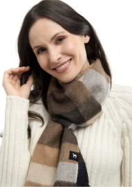 Apu Kuntur Amigo Karo Royal Alpaca Sjaal - mokka/beige