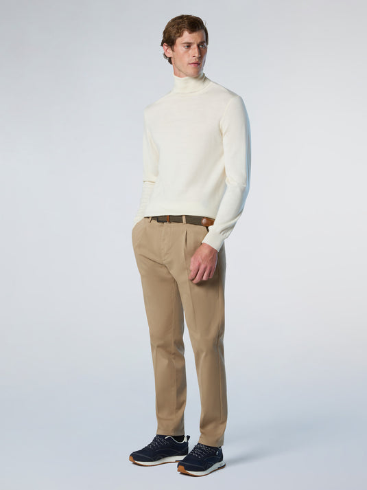 North Sails Turtle Neck 12gg Knitwear - Marshmellow