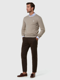 North Sails Defender Slim Fit Chino Long Trouser - Espresso
