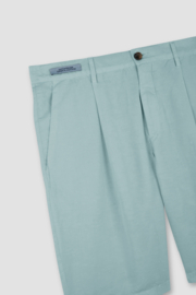 x Paul & Shark Linen/Cotton 1 pince Bermuda Short - Ether