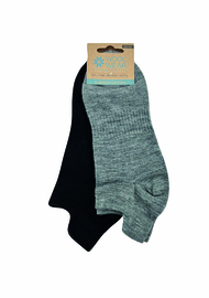 WOOLWEAR of Scandinavia® 2-Pack Footies merino wollen sokken