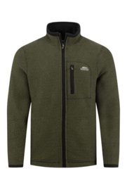 Weird Fish Arnott Full Zip Lined Macaroni Jacket - Deep Lichen Green