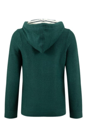 Weird Fish Chicoa Macaroni Vest - Forest Green
