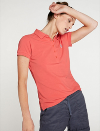 North Sails - POLO S/S W/LOGO - Spiced Coral