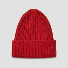 Emerald Tallin Beanie 100% wool - Rood (More Colours Available)