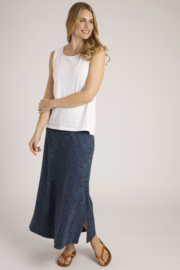 Weird Fish Elder Maxi Skirt - Navy