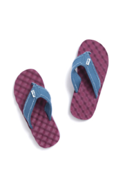 Weird Fish Cayman Waffle Flip Flop - Boysenberry SS22