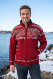 Arctic Circle Noorse Windstopper Vest - 100% wol - Red