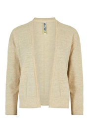 Weird Fish Limon Outfitter Cardigan - Light Cream