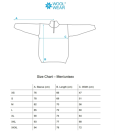 Norwool Windstopper  Sweater - 100% pure nieuwe wol - lichtgrijs (uniseks)