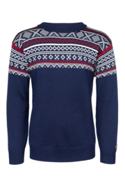 Arctic Circle Noorse Sweater - 100% merino wol -  navy