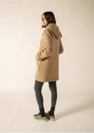 Saint James Duffle F wollen winterjas - Beige Fonce