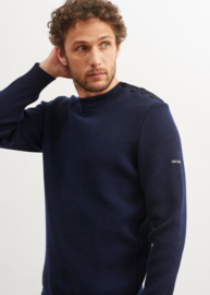 Saint James Cancale  Wool Sweater - Navy