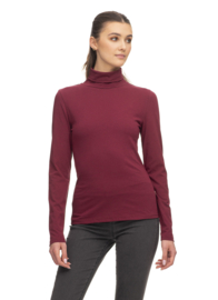 Ragwear Marysa Longsleeve Turtleneck - Wine Red