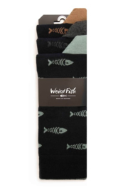 Weird Fish RONAN Eco Branded Socks 3 Pack - Navy