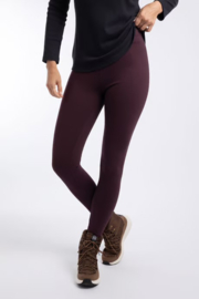 Weird Fish LILLIANE High Waisted Leggings - Mulled Wine