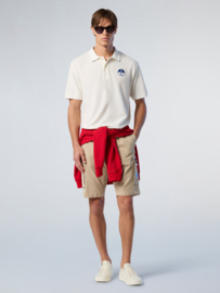 North Sails Polo shirt with pigment-dyed finish - Marshmallow