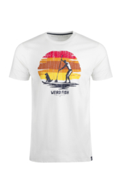 Weird Fish What Sup Eco Graphic T-Shirt - Dusty White