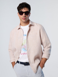 North Sails Shirt LS Regular Spread Collar - Beige