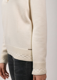 Saint James Epagny Sweater  Wool - Blanc d'hiver AW22