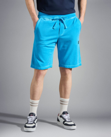 Paul & Shark Garment-dyed cotton bermuda shorts - cobalt blue