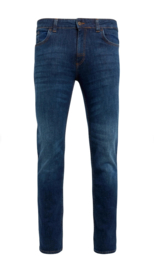 Weird Fish ROBSON Indigo Long Organic Classic Stretch Denim Jeans - Indigo