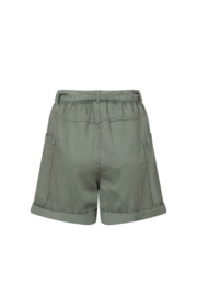 Weird Fish Cynthia Cotton Twill Shorts - Woodland Sage